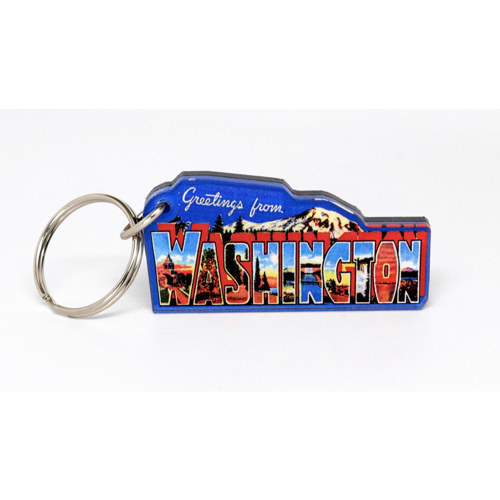 1MM- Acrylic Washington Retro Keychain