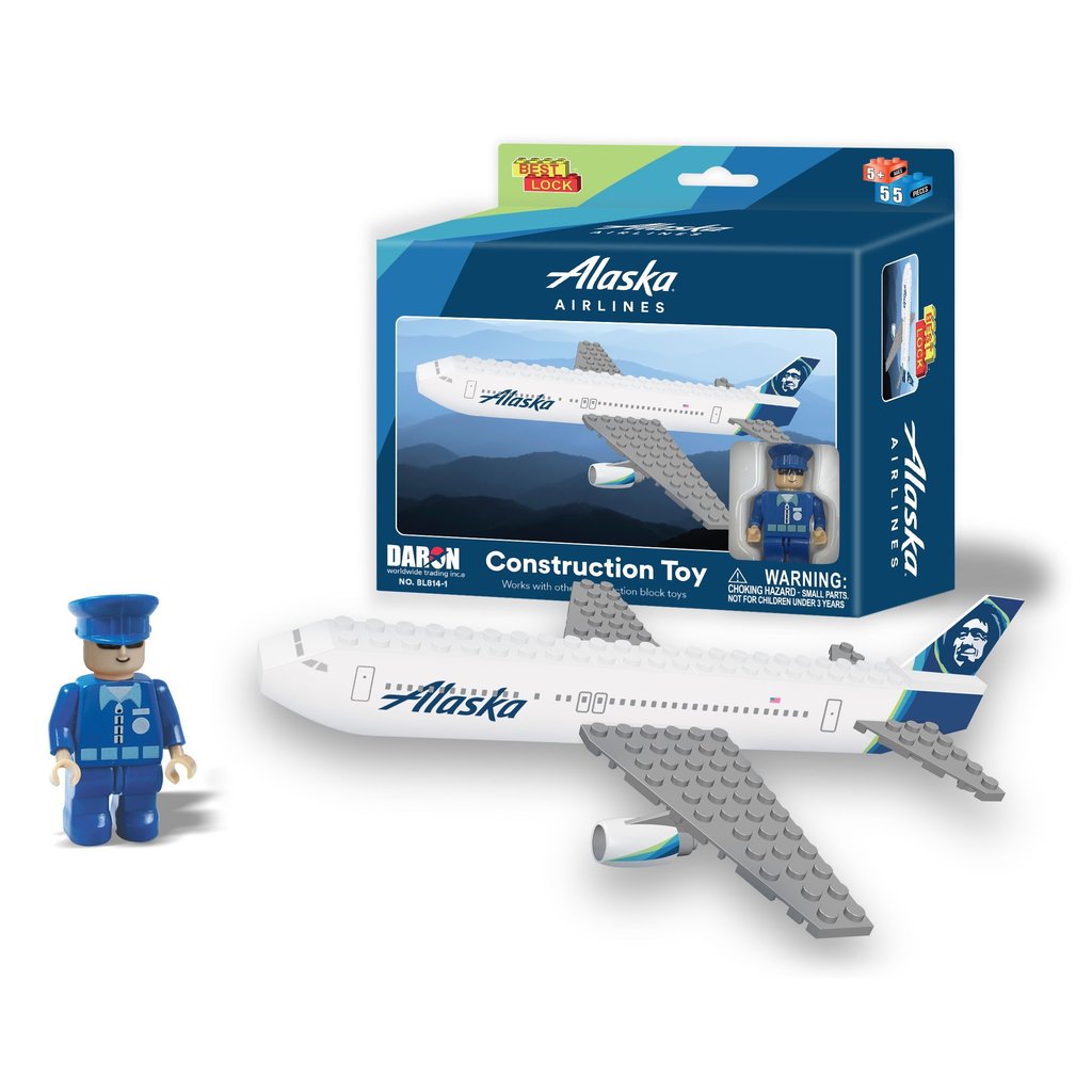 Construction Toy 55pc Alaska Airlines