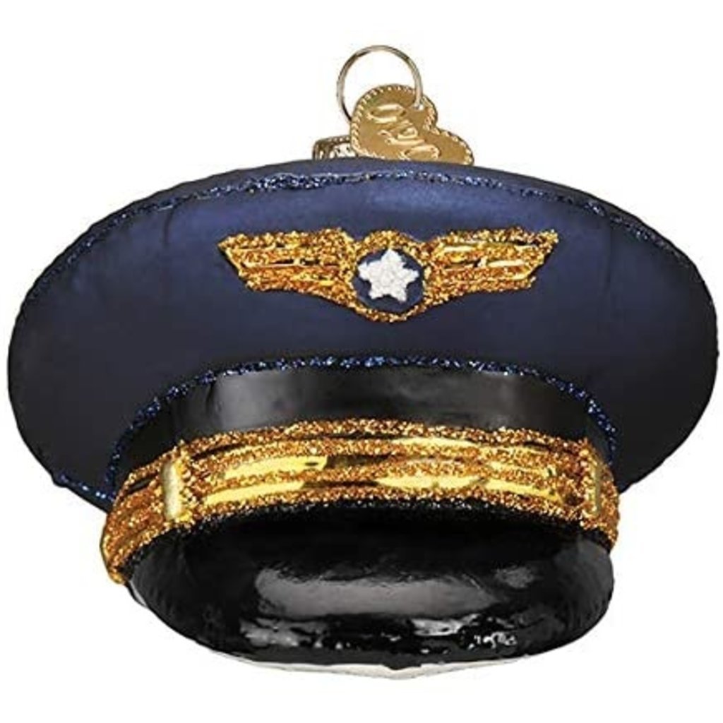 Old World Christmas Pilots Cap Ornament