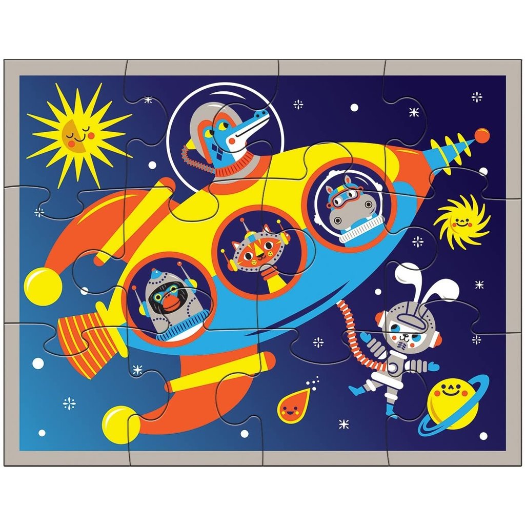 Outer Space Puzzle Pouch