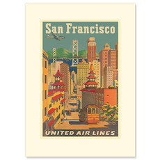 San Francisco City View Greeting Card