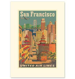 San Francisco City View Greeting Card