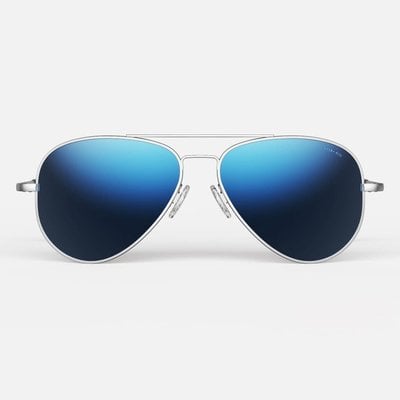 Randolph Aviator Matte Chrome SkyForce Sunglasses