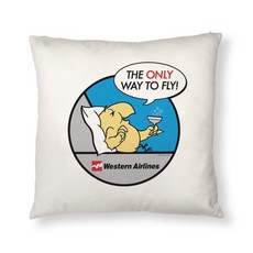 Pillow Cover: Western Wally Bird