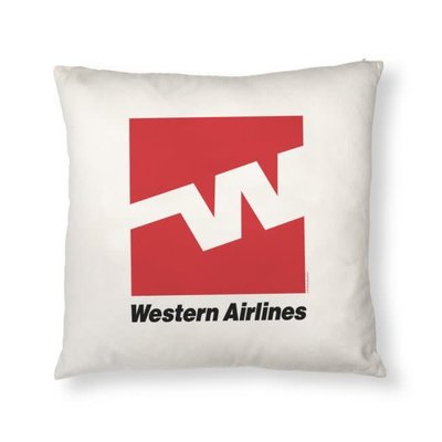Western Airlines Logo Pillow Cover
