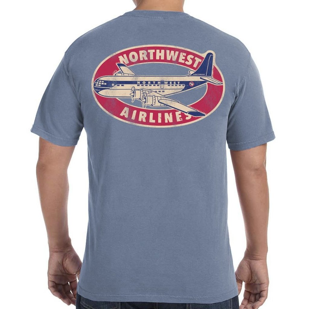 Northwest Airlines Stratocruiser Mens T-shirt