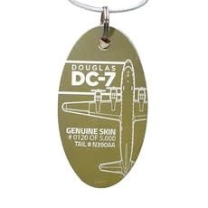 Plane Tag Douglas DC-7 Soplata Collection