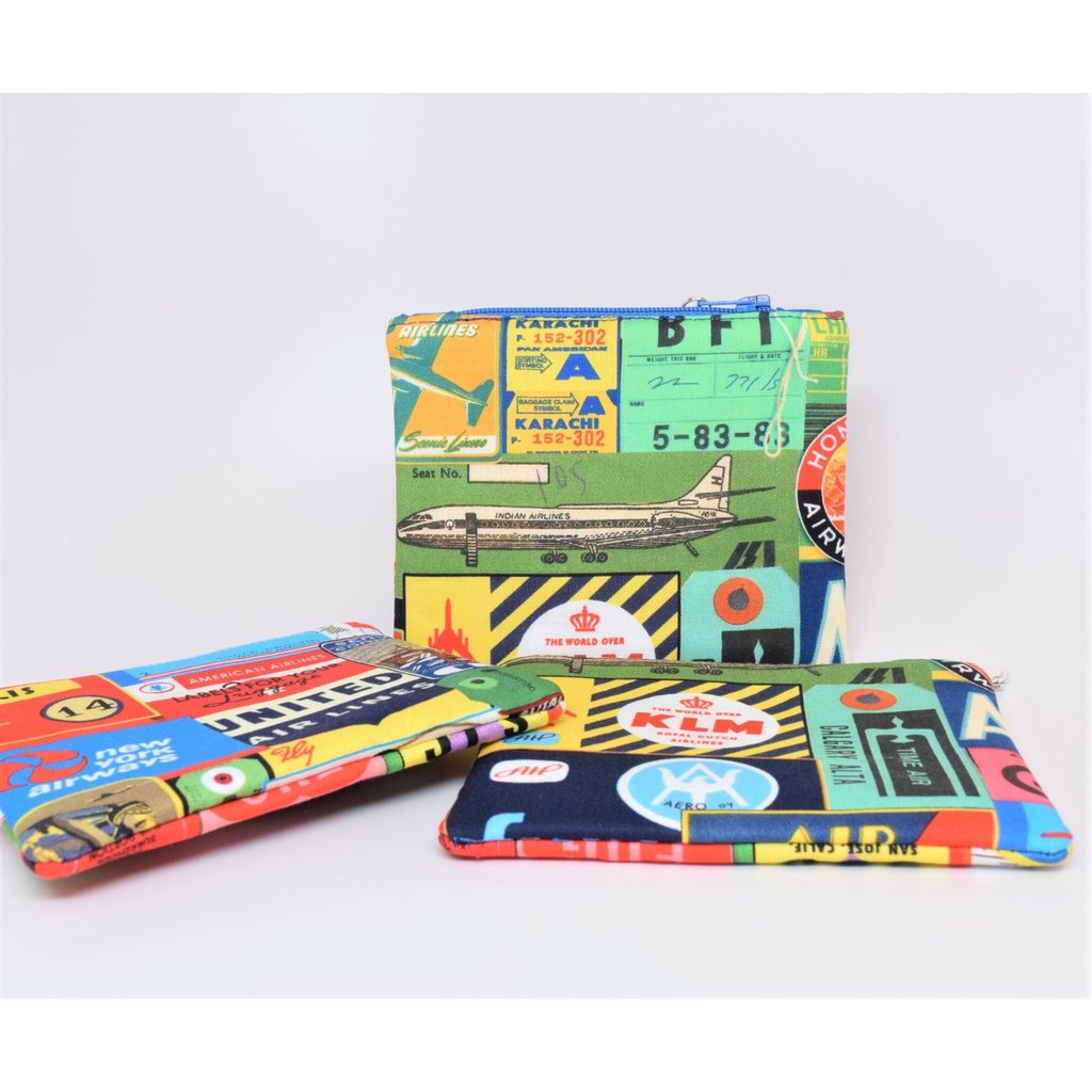 KM Vintage Travel Coin Purse