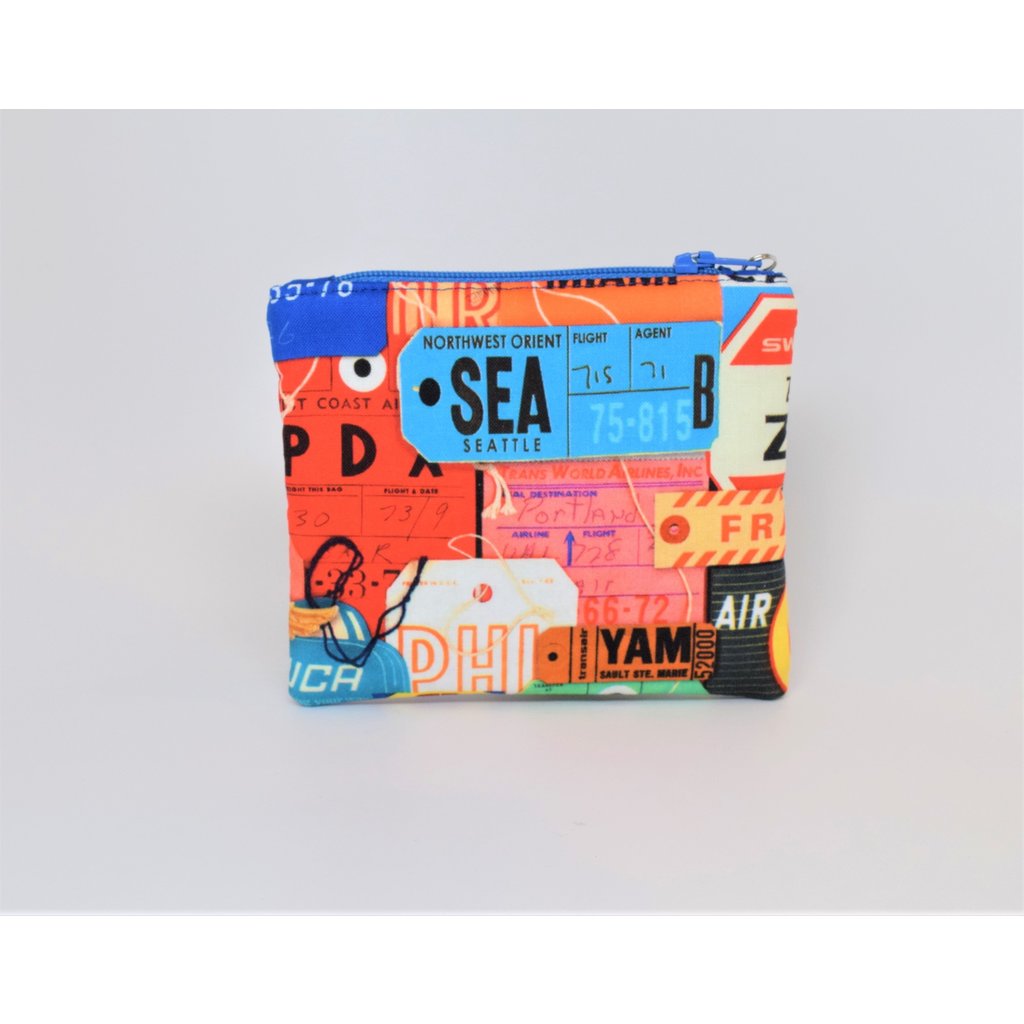 KM Vintage Travel Coin Purse