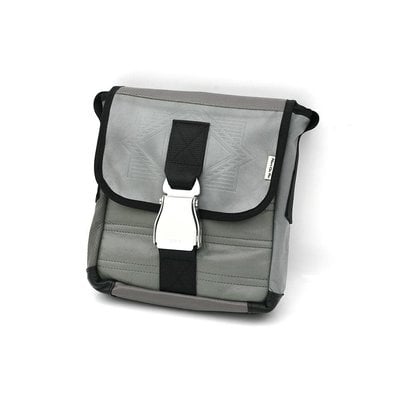 WHMACL- Alaska Airlines Boeing 737 Recycled Leather Mini Messenger Bag