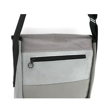 WHMACL- Alaska Airlines Boeing 737 Recycled Leather Mini Messenger Bag