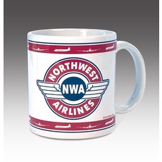 WHMS- Northwest Airlines Vintage Logo Premium Mug