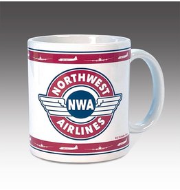 WHMS- Northwest Airlines Vintage Logo Premium Mug