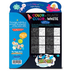 WHTPS- Color on Black, Color on White 2-in-1 Tote To Go-Space Adventure DNR.