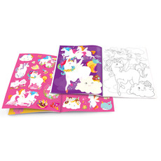 WHTPS- Unicorn Fantasy Dry Erase Coloring Book