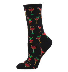 XMAS Womens Socks Christmas Cocktails