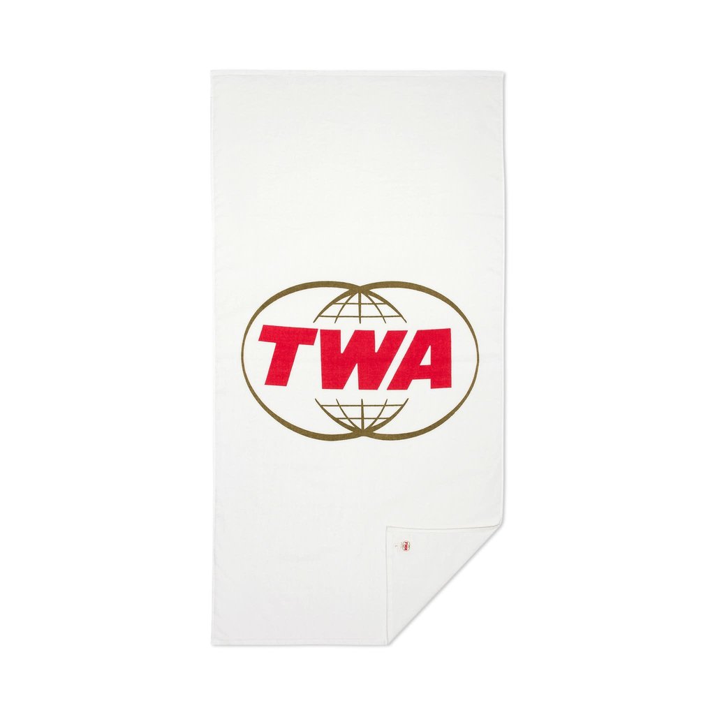 TWA TWA Twin Globes Logo Pool Towel