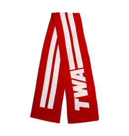 TWA TWA Stripe Logo Sportsman-Style Scarf