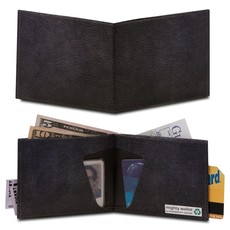 Black Leather Mighty Wallet