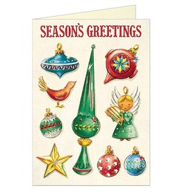 XMAS Christmas Ornaments Greeting Card