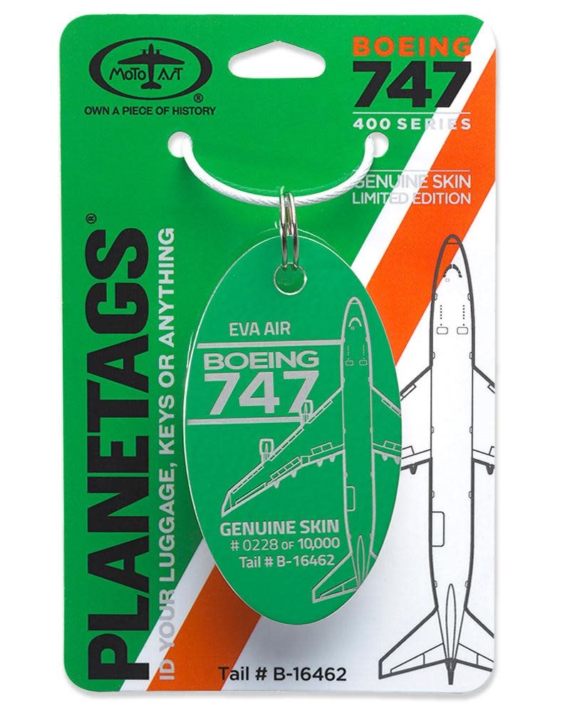 EVA航空 Aviationtag B747-400 特殊部位ロゴカット EVA航空