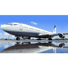 Plane Tag Boeing 707-330 Series - Dark Grey