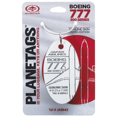 Plane Tag Boeing Japan Airlines 777-300 Series