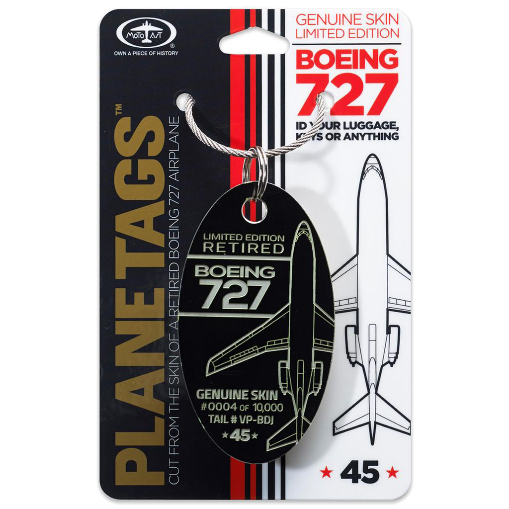 Plane Tag Boeing 727 Trump