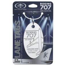 Plane Tag Boeing 707-330 Series - White