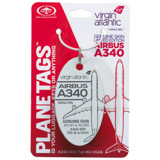 Plane Tag Airbus A340 Varga Girl - Pearl White