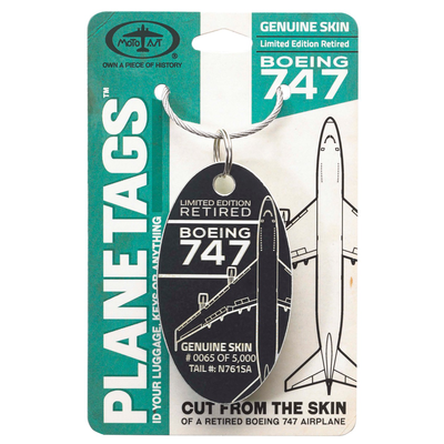 Plane Tag Boeing 747