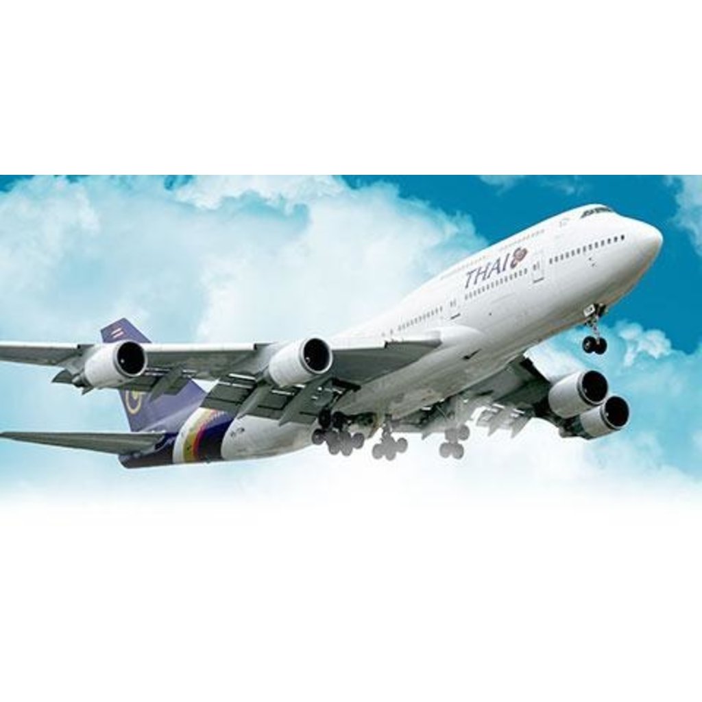 Plane Tag Boeing Thai Airways 747-400 Series - Purple