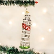 WHOWC- Old World Christmas Leaning Tower of Pisa Ornament