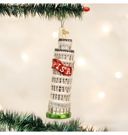 WHOWC- Old World Christmas Leaning Tower of Pisa Ornament