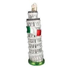 WHOWC- Old World Christmas Leaning Tower of Pisa Ornament