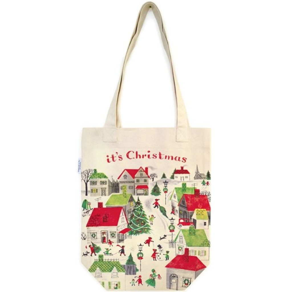XMAS Christmas Village Tote Bag