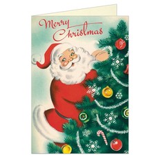 XMAS Christmas Santa Greeting Card