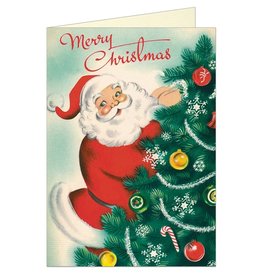 XMAS Christmas Santa Greeting Card