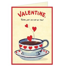 VAL You're Just My Cup of Tea! Valentine Greeting Card