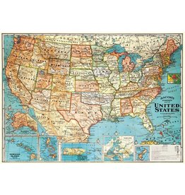 WHCV- USA Map Poster & Wrap