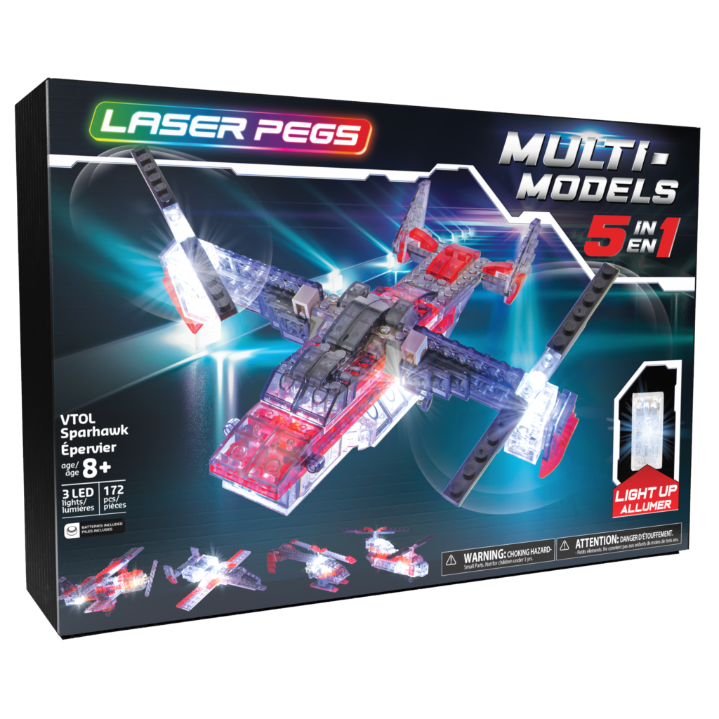WH1LP- Laser Pegs 5-in-1 Sparhawk