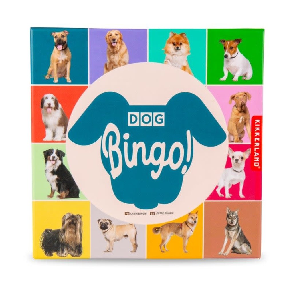 Travel Game: Dog Bingo