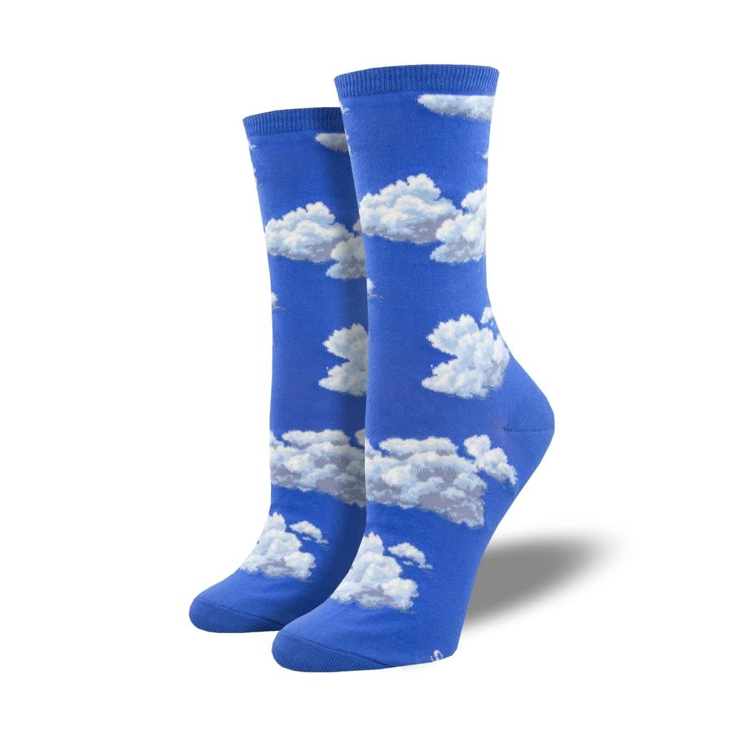 Women Socks SLIGHTLY CLOUDY -Blue