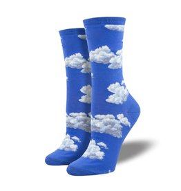 Womens Socks Slightly Cloudy