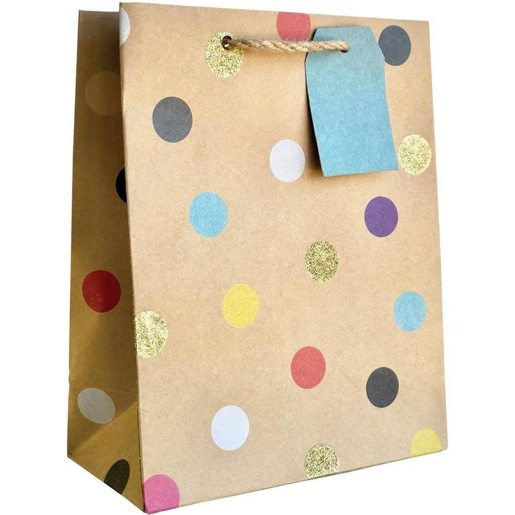 WHJR- Party Dot Medium Gift Tote