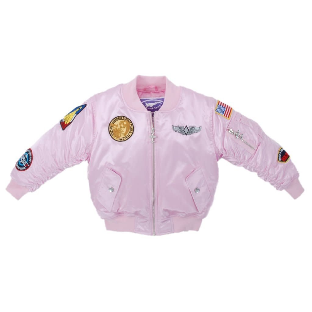 UA- Kids MA-1 Flight Jacket Pink