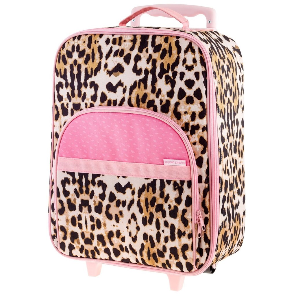 Leopard All Over Print Luggage - Planewear
