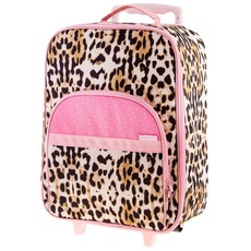 Leopard Print Rolling Luggage