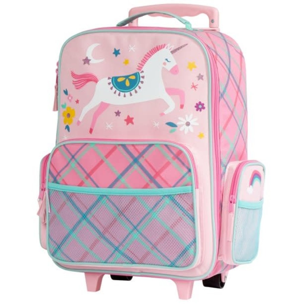 Unicorn Rolling Suitcase-pink