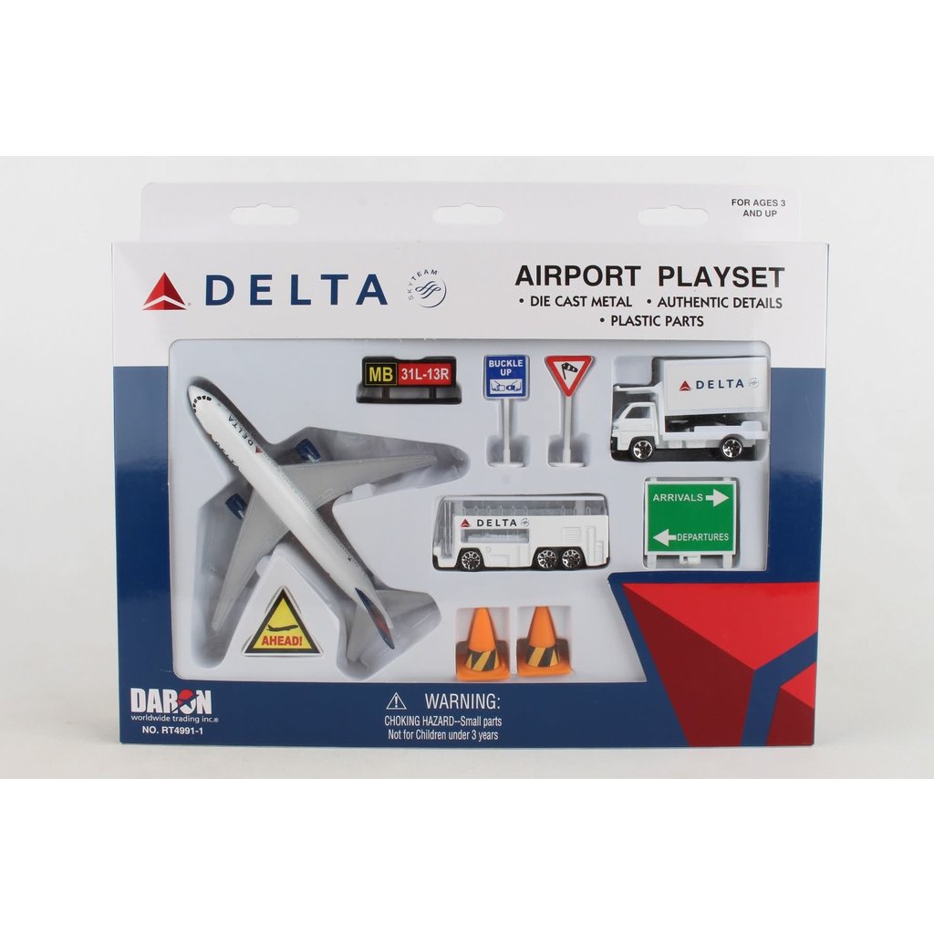 Airport Play Set Delta Airlines